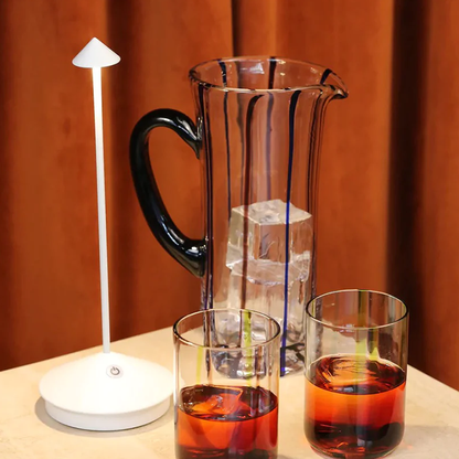 2024 Minimalist LED Table Lamp - Waterproof & Dimmable Cordless Lighting