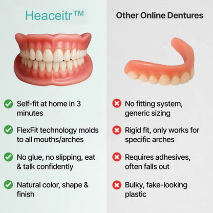 🌎Ends Today: 70% OFF! ⏰Custom-Fit Dentures — Designed for Comfort and a Natural-Looking Smile