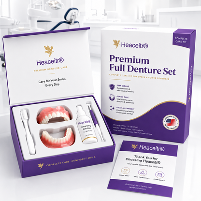 🌎Ends Today: 70% OFF! ⏰Custom-Fit Dentures — Designed for Comfort and a Natural-Looking Smile