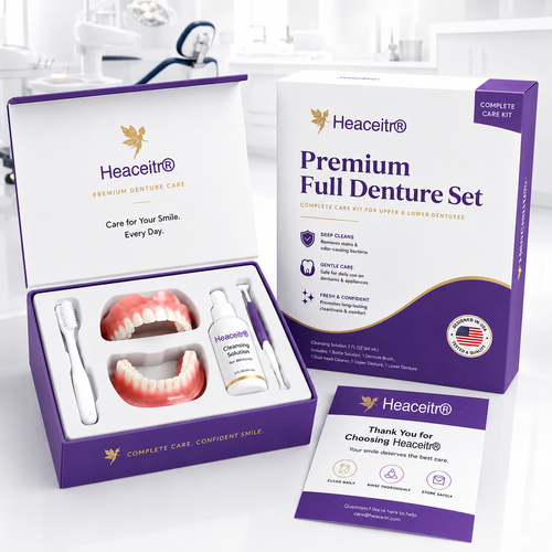 🌎Ends Today: 70% OFF! ⏰Custom-Fit Dentures — Designed for Comfort and a Natural-Looking Smile