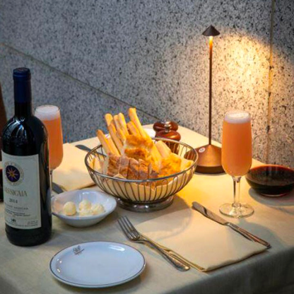 2024 Minimalist LED Table Lamp - Waterproof & Dimmable Cordless Lighting